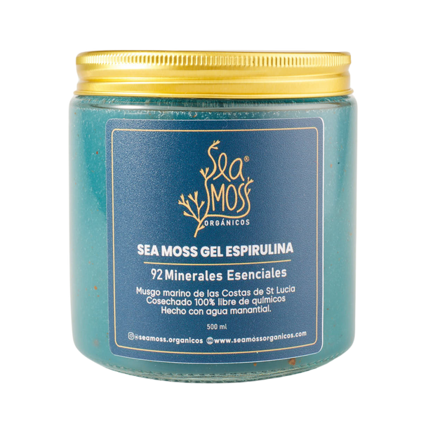 Sea moss gel + Espirulina azul